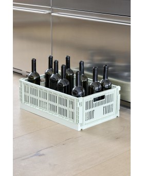Panier Colour Crate L | Mint - Hay
