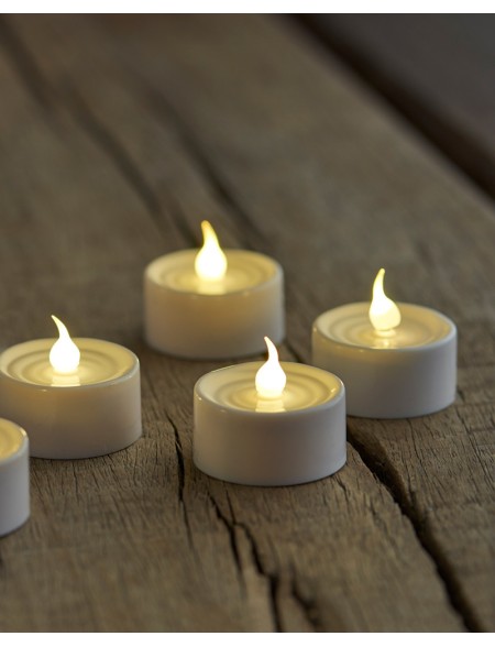 Bougies LED Rechargeables Sans Flamme - Lot De 12, 9 Niveaux De Luminosité, Minuterie, Télécommande - Pour Décoration Fête