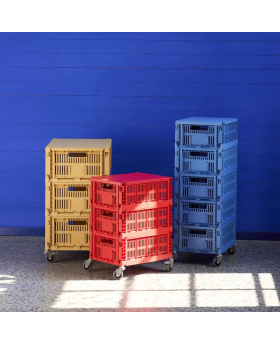 Panier Colour Crate M | Gold yellow - Hay