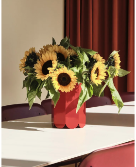 Vase | Arc | Métal rouge - Hay