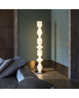Lampadaire | Costantina | Opal verre blanc - Mogg