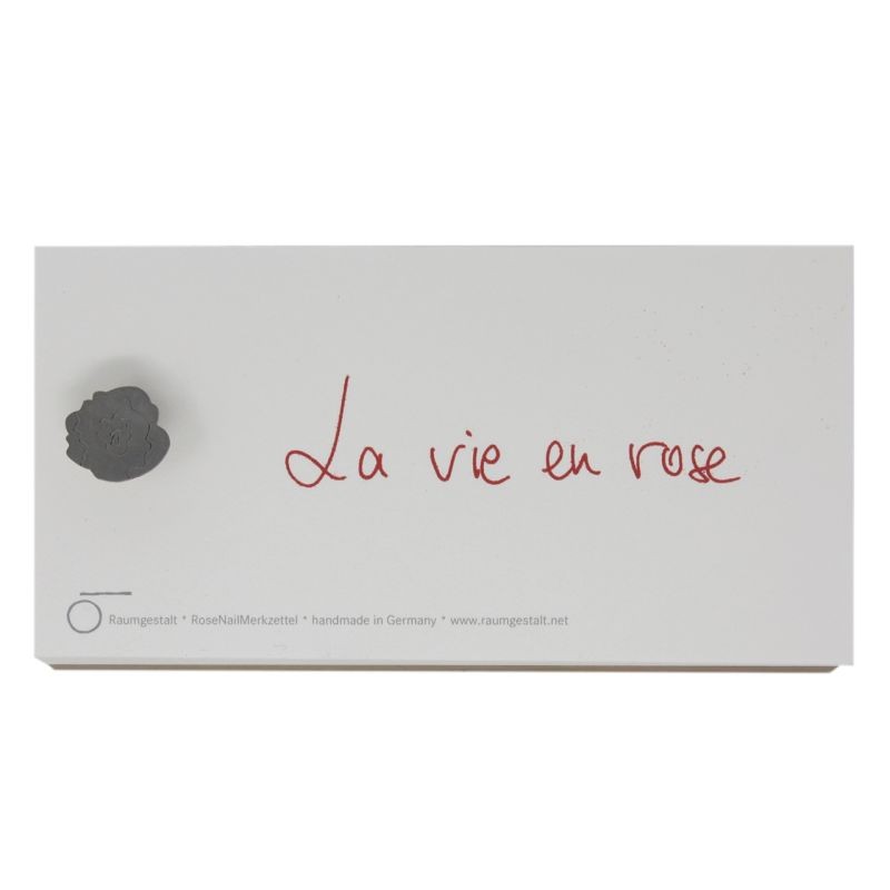 Accessoires bureau - Bloc note | La vie en rose - Raumgestält