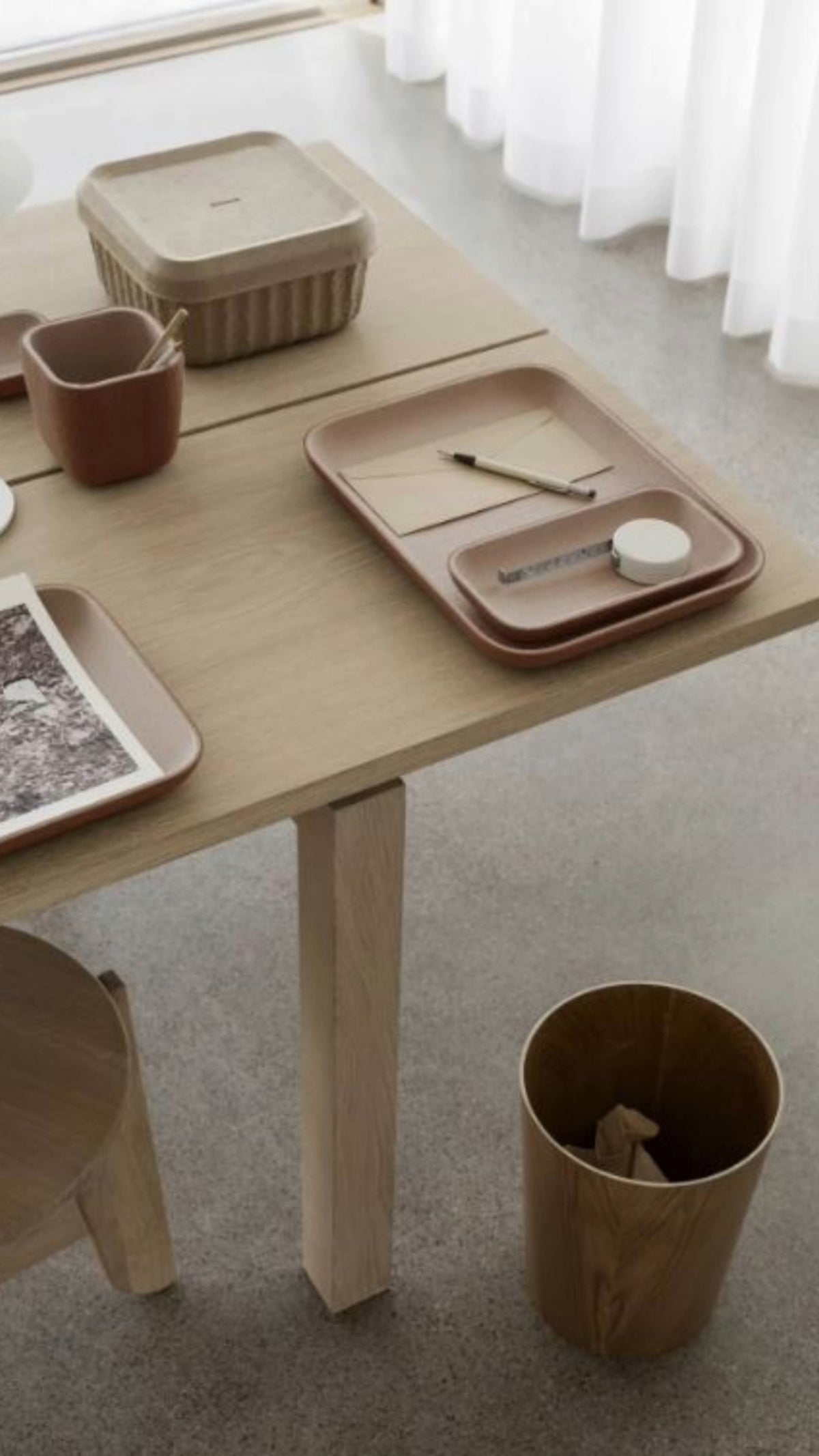 Accessoires bureau - Corbeille à papier | Wilo - 10 litre - Blomus