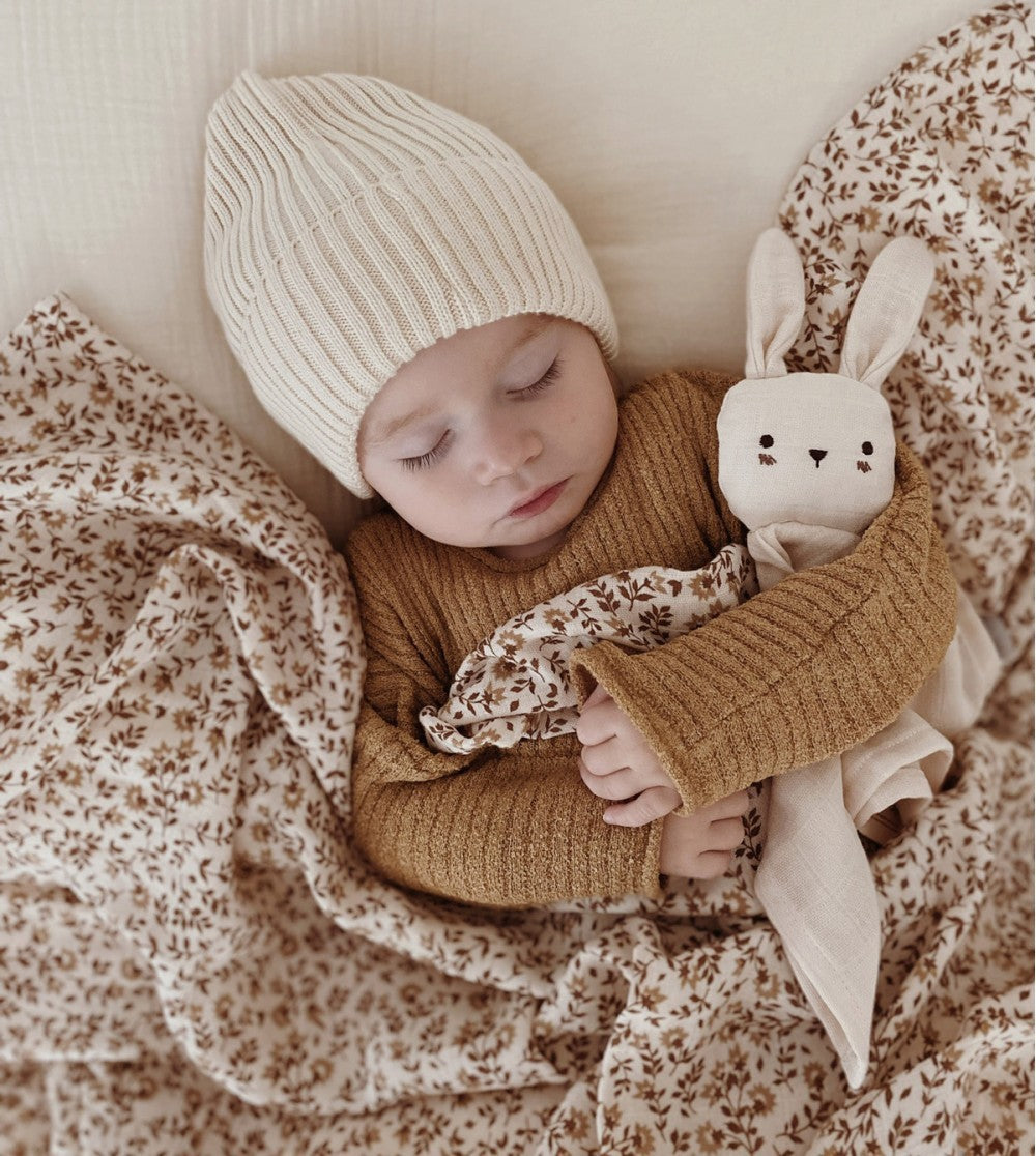 Accessoires - Doudou lange | Lapin Écru - Main Sauvage