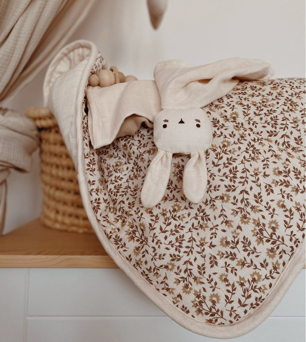 Accessoires - Doudou lange | Lapin Écru - Main Sauvage