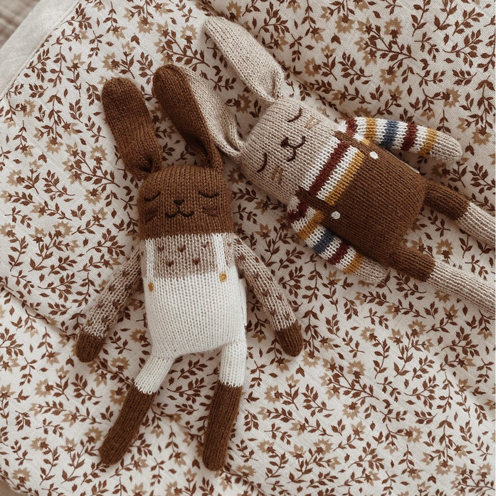 Accessoires - Doudou Lapin | salopette écru - Main Sauvage