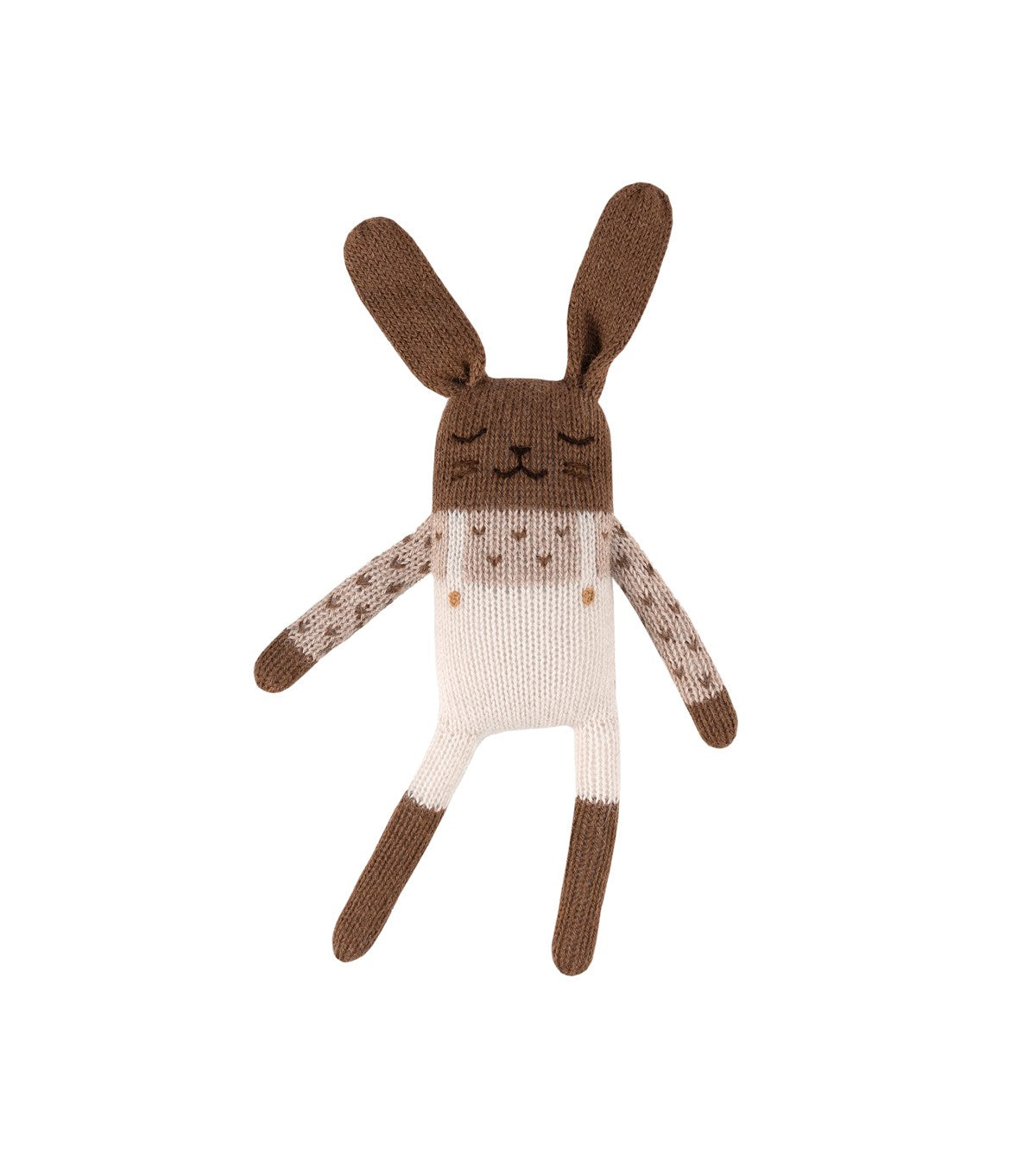 Accessoires - Doudou Lapin | salopette écru - Main Sauvage