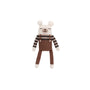 Accessoires - Doudou Ours Polaire | salopette noisette - Main Sauvage