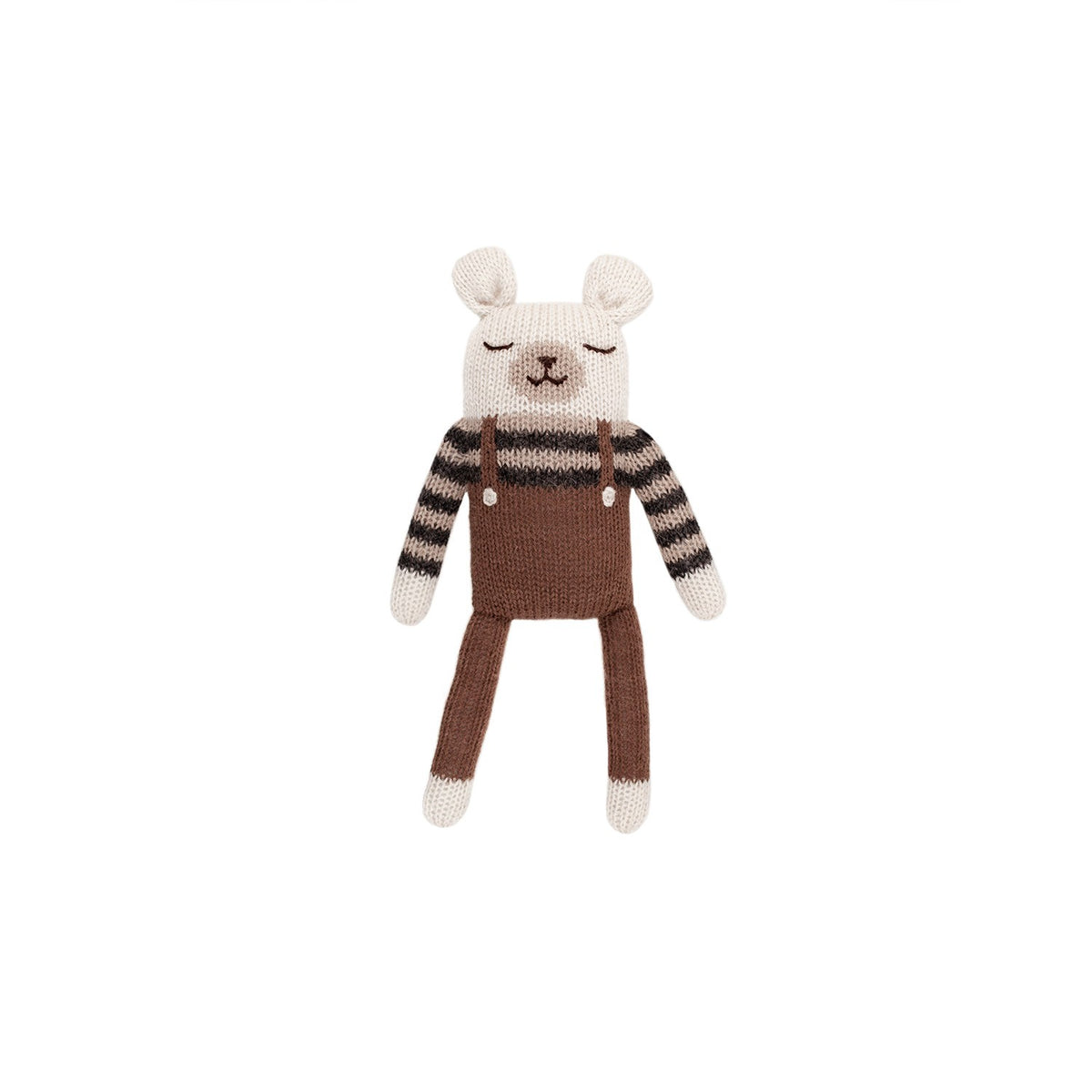 Accessoires - Doudou Ours Polaire | salopette noisette - Main Sauvage