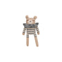 Accessoires - Doudou Ourson | combishort rayé ardoise - Main Sauvage
