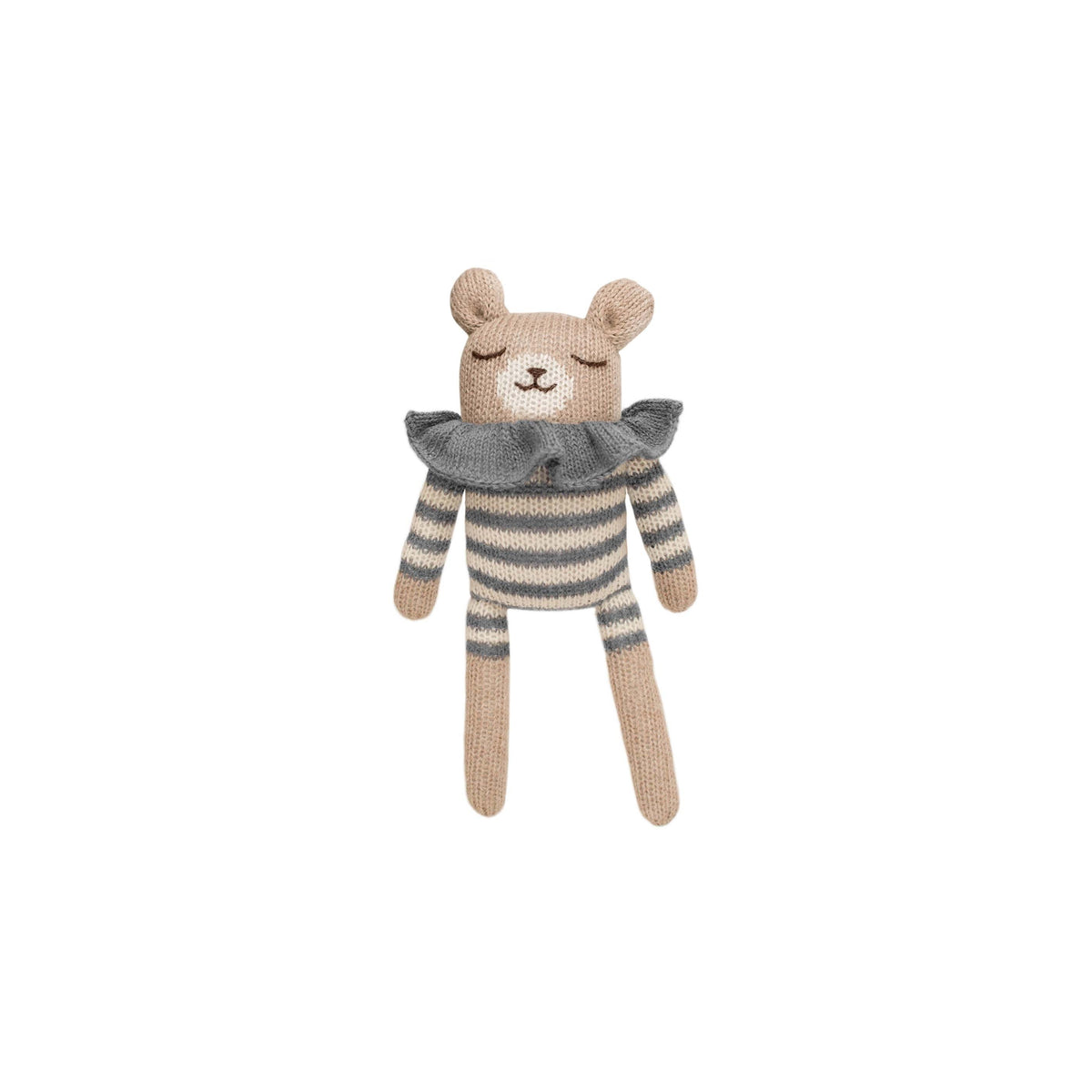 Accessoires - Doudou Ourson | combishort rayé ardoise - Main Sauvage