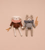 Accessoires - Doudou Ourson | combishort rayé ardoise - Main Sauvage