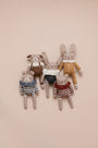 Accessoires - Doudou Ourson | combishort rayé ardoise - Main Sauvage