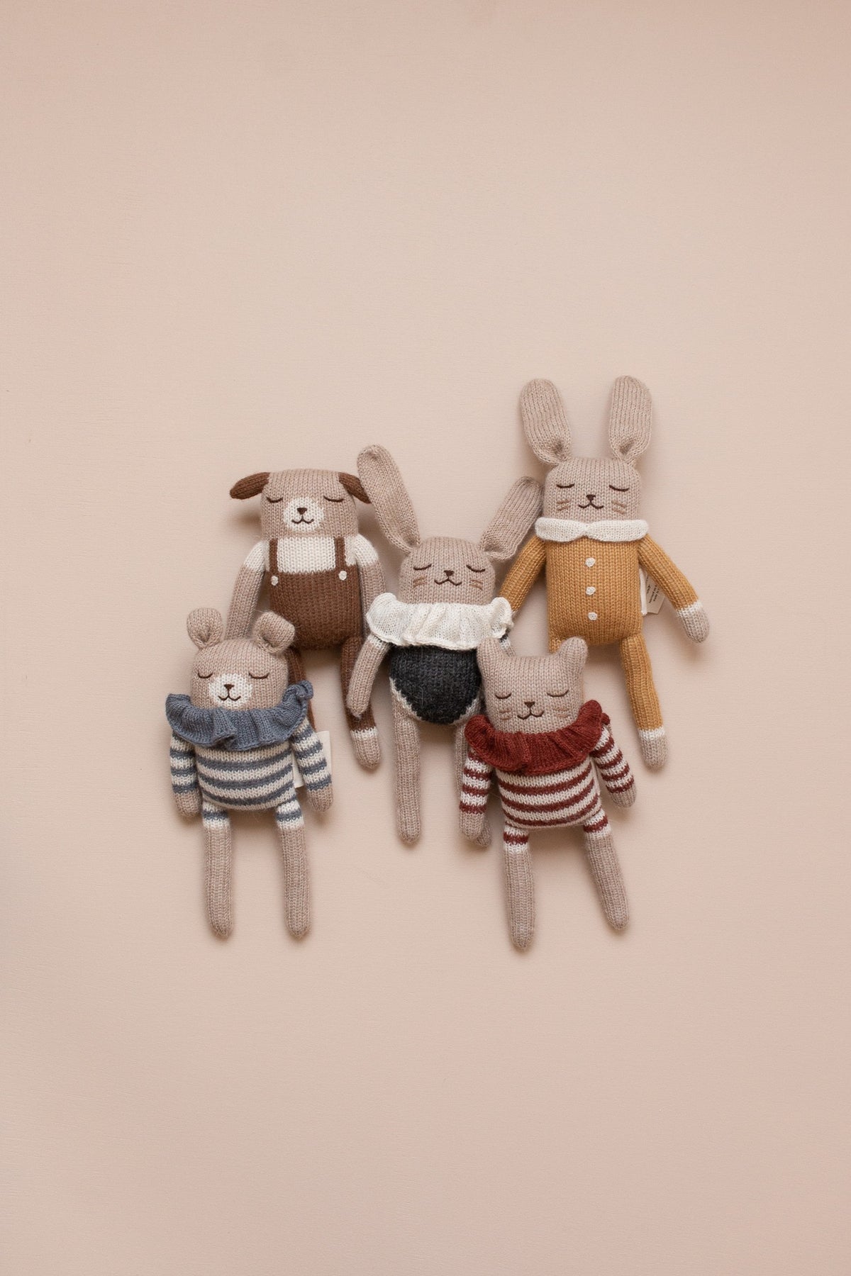 Accessoires - Doudou Ourson | combishort rayé ardoise - Main Sauvage