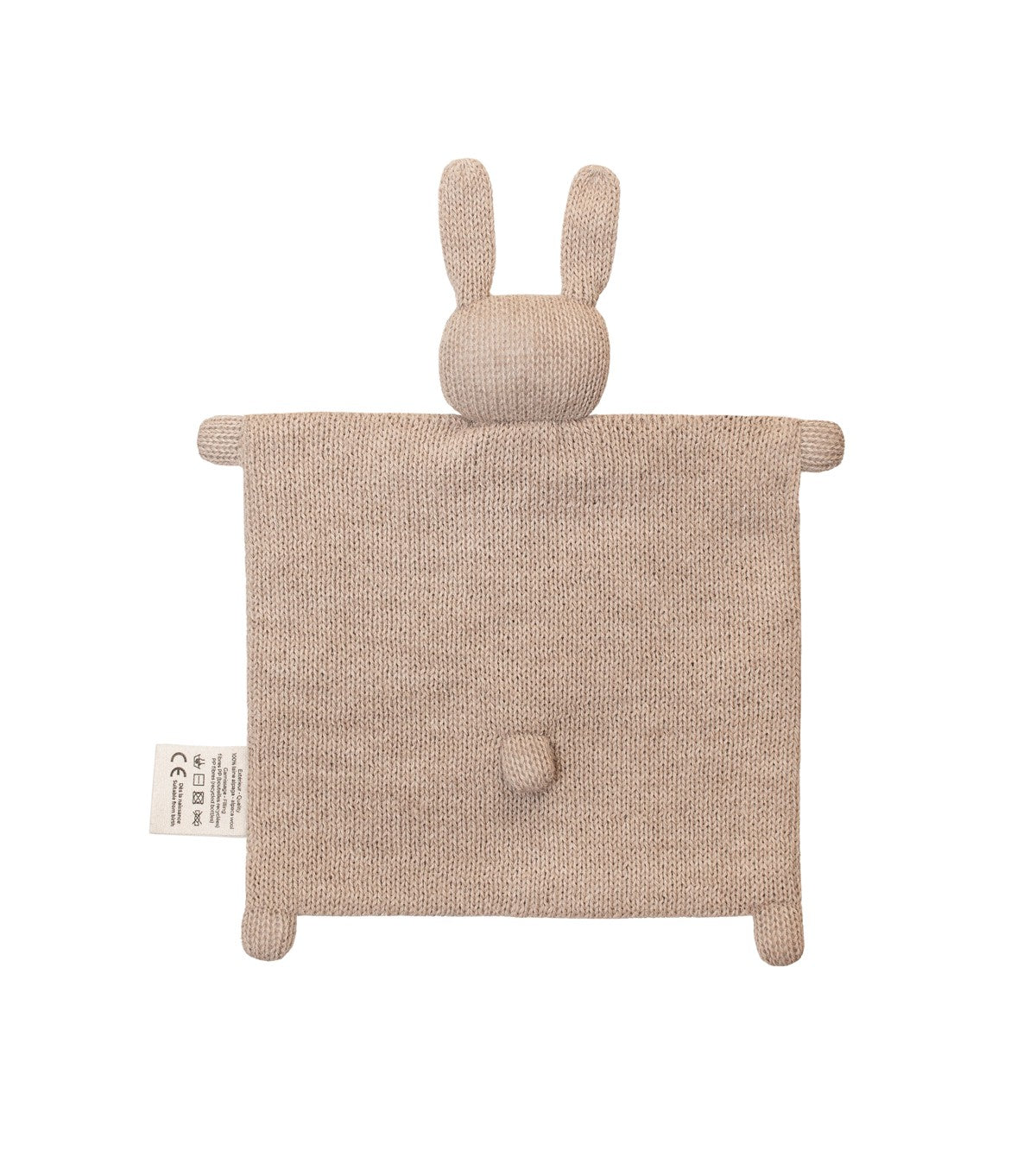 Accessoires - Doudou plat tricoté | lapin sable - Main Sauvage