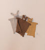Accessoires - Doudou plat tricoté | lapin sable - Main Sauvage