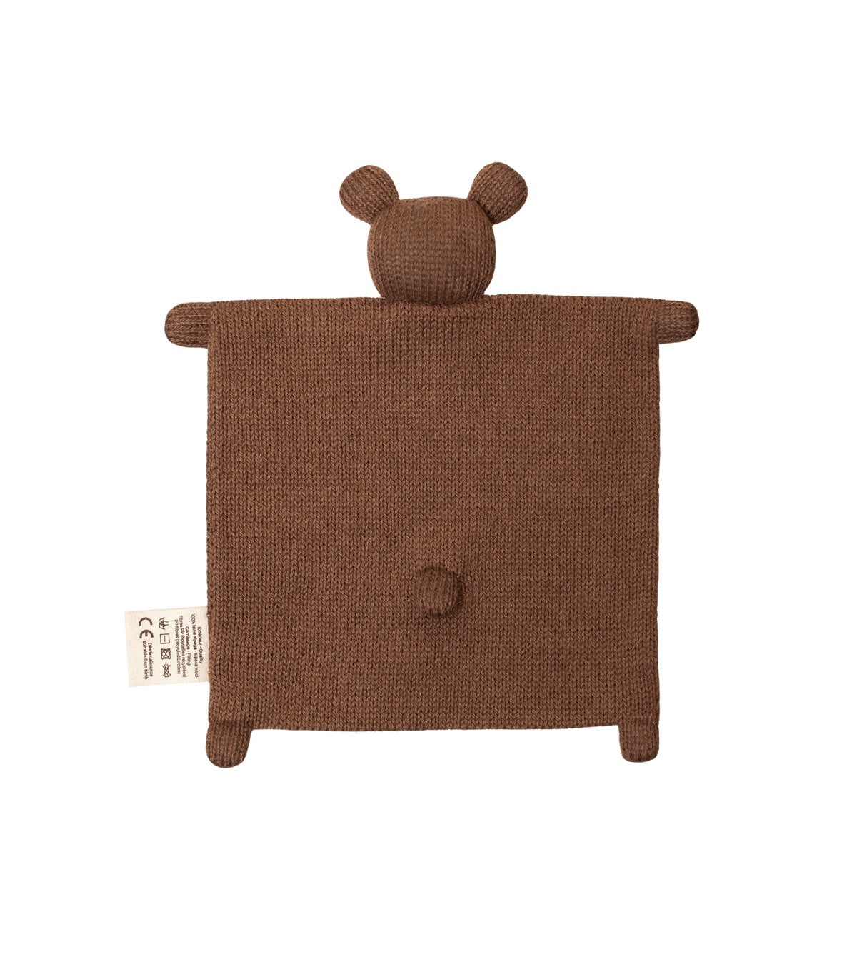 Accessoires - Doudou plat tricoté | ourson - Main Sauvage