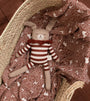 Accessoires - Grand Doudou Lapin | combishort rayé sienne - Main Sauvage