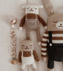 Accessoires - Grand Doudou Lapin | salopette noire - Main Sauvage