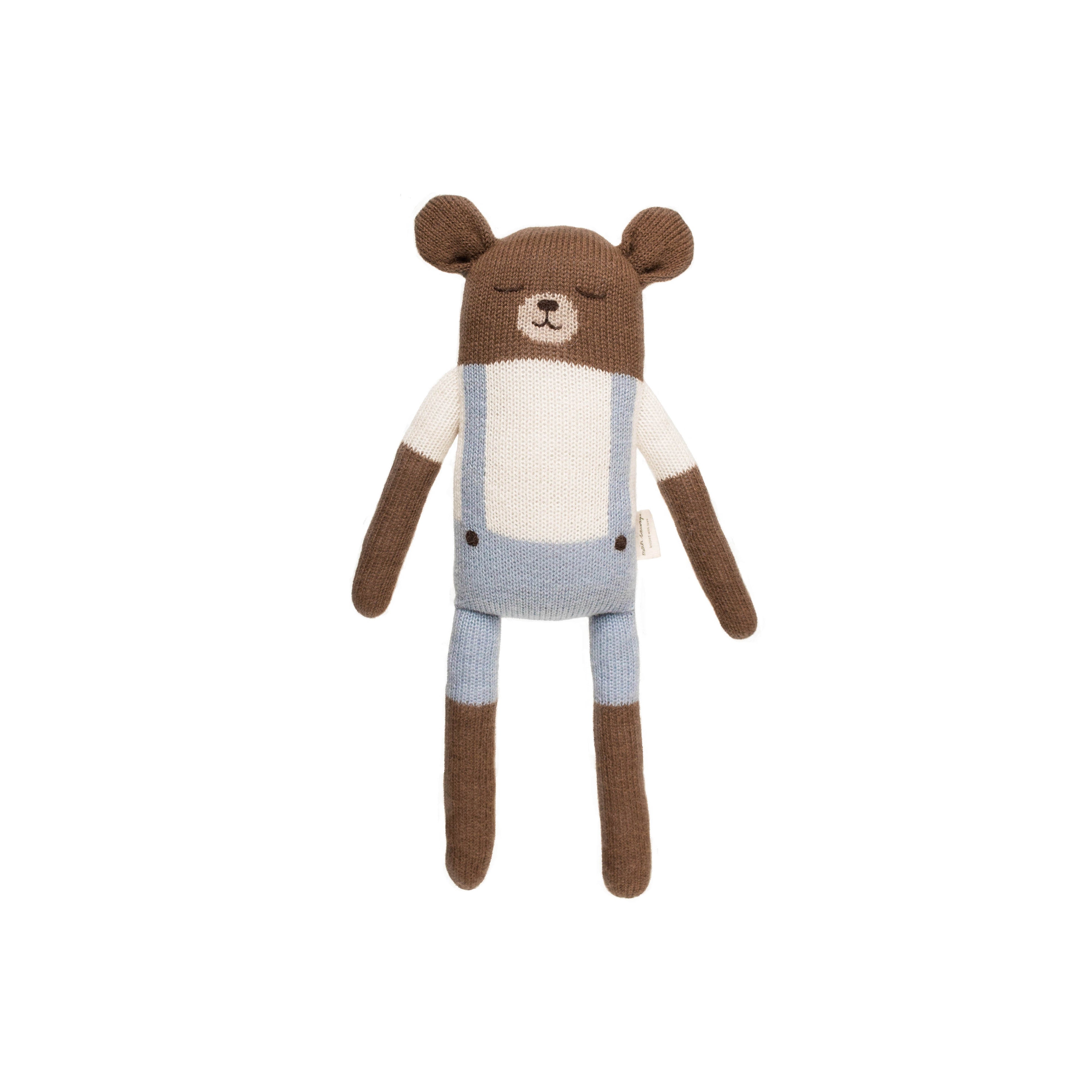 Accessoires - Grand Doudou Ours | Bleu - Main Sauvage