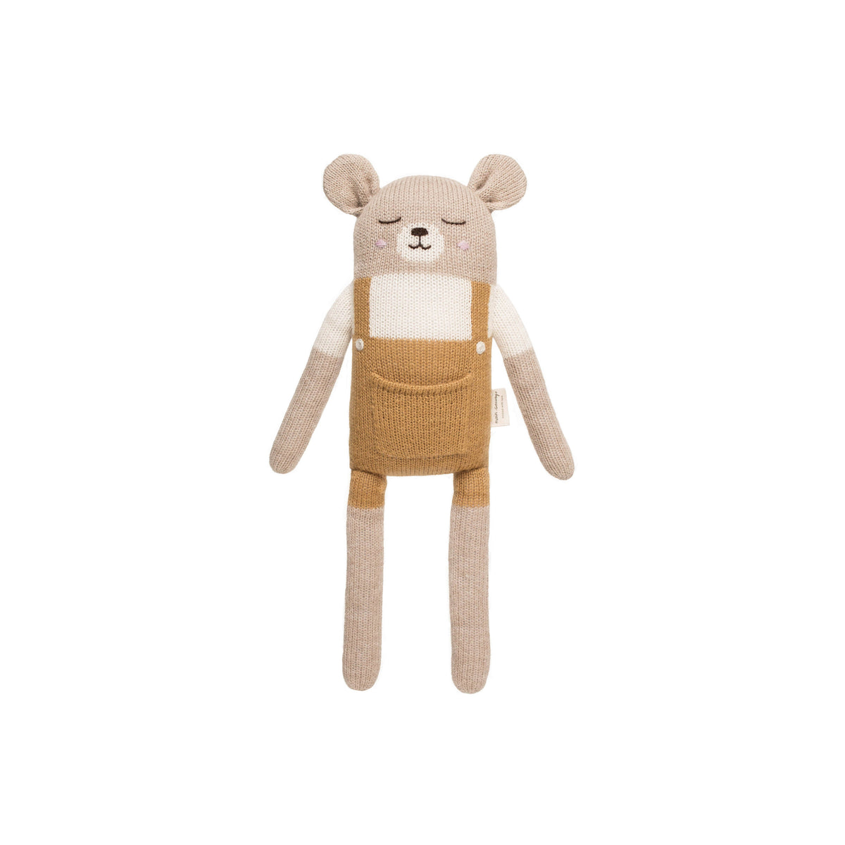 Accessoires - Grand Doudou Ours | Ocre - Main Sauvage