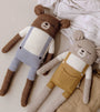 Accessoires - Grand Doudou Ours | Ocre - Main Sauvage