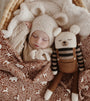 Accessoires - Grand Doudou Ours Polaire | salopette noisette - Main Sauvage