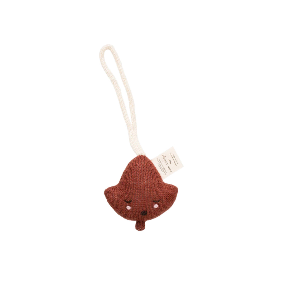 Accessoires - Hochet à suspendre | Feuille Sienne - Main Sauvage