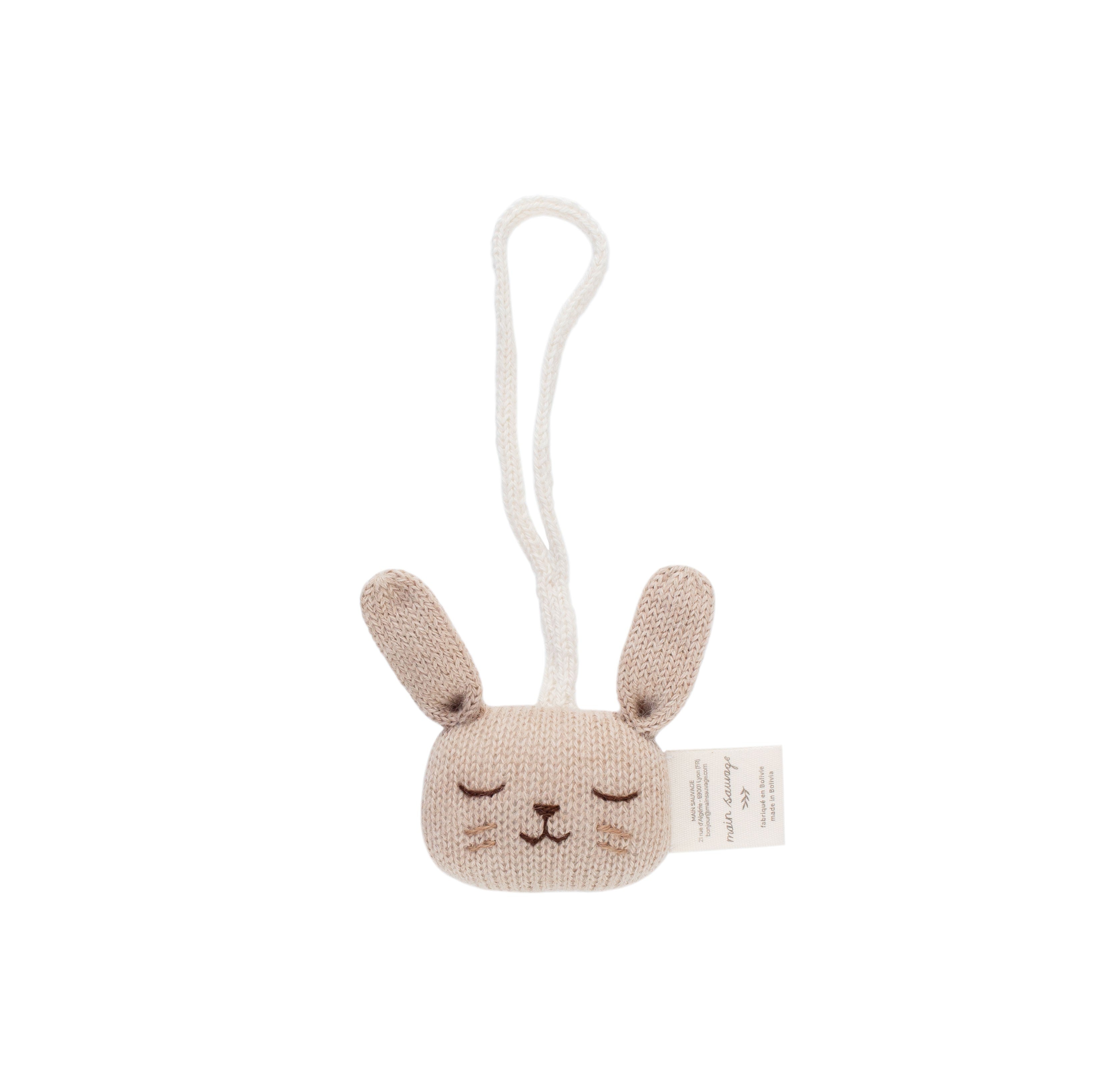 Accessoires - Hochet à suspendre | Lapin Sable - Main Sauvage