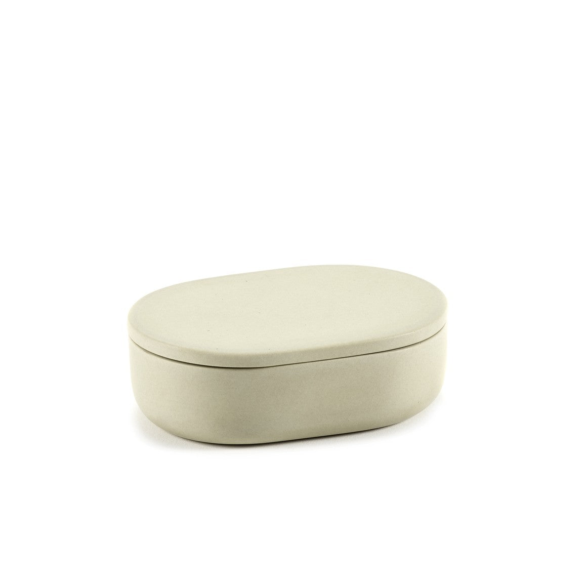 Accessoires salle de bains - Boîte en porcelaine ovale Cose Small - Serax