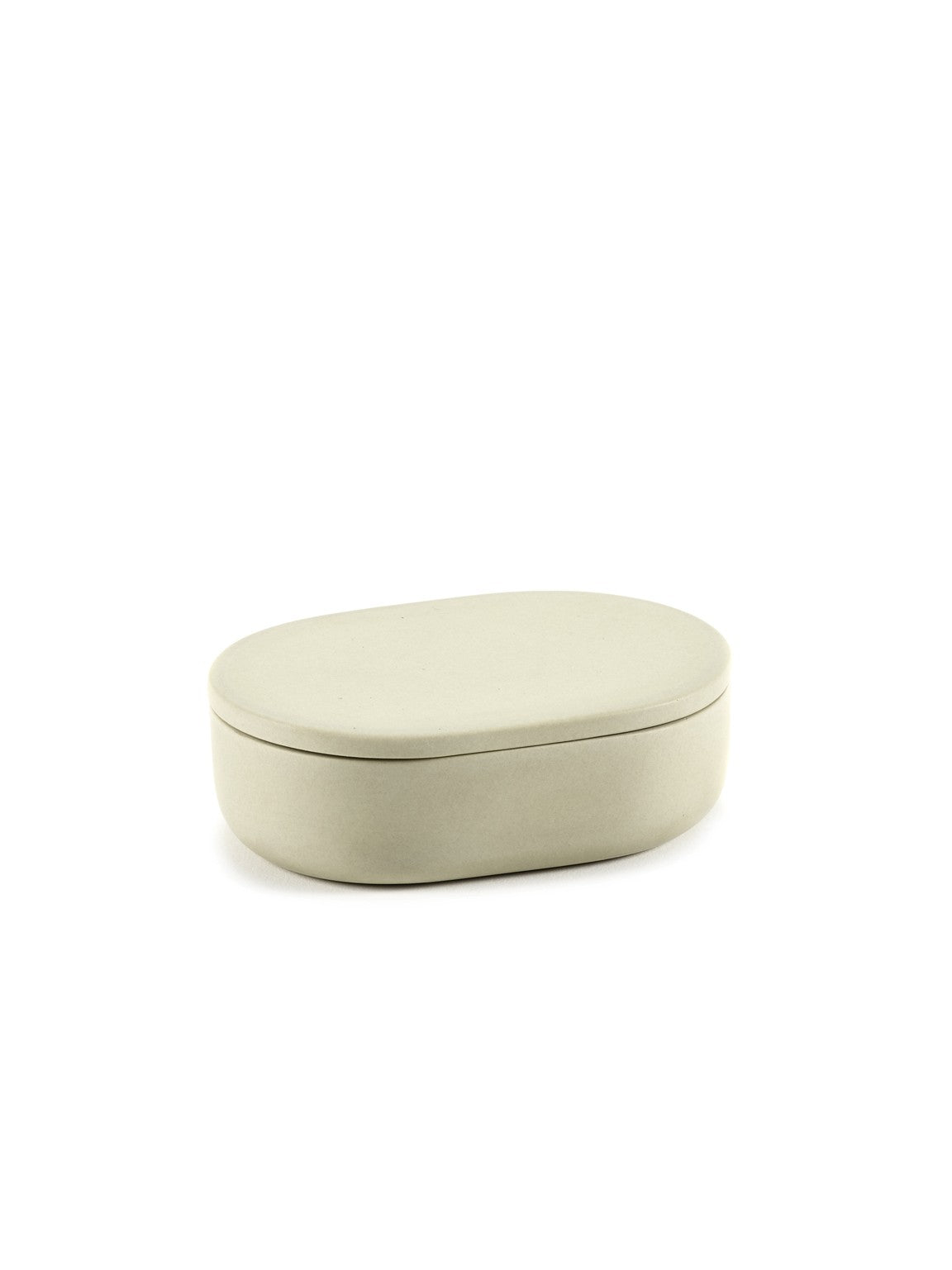 Accessoires salle de bains - Boîte en porcelaine ovale Cose Small - Serax