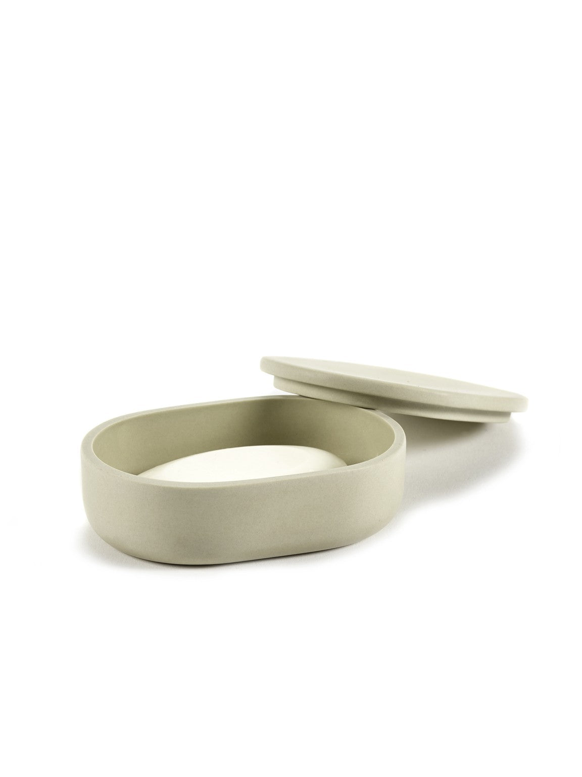 Accessoires salle de bains - Boîte en porcelaine ovale Cose Small - Serax