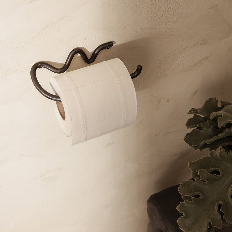 Accessoires salle de bains - Dérouleur à papier toilette | Curvature - Ferm Living