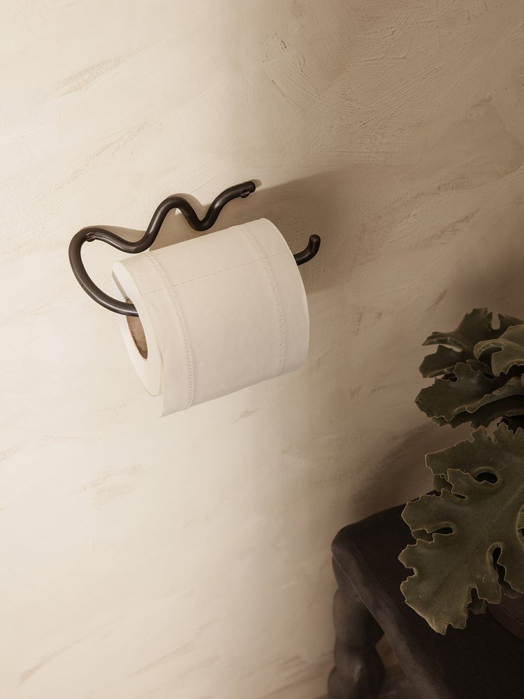 Accessoires salle de bains - Dérouleur à papier toilette | Curvature - Ferm Living