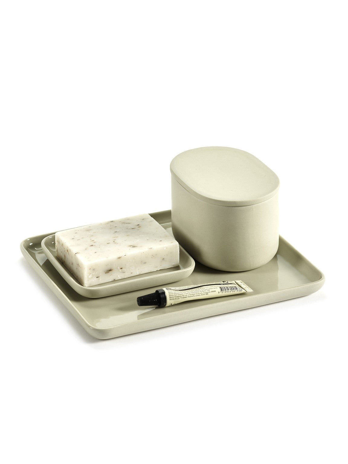 Accessoires salle de bains - Porte-savon en porcelaine carré Cose - Serax