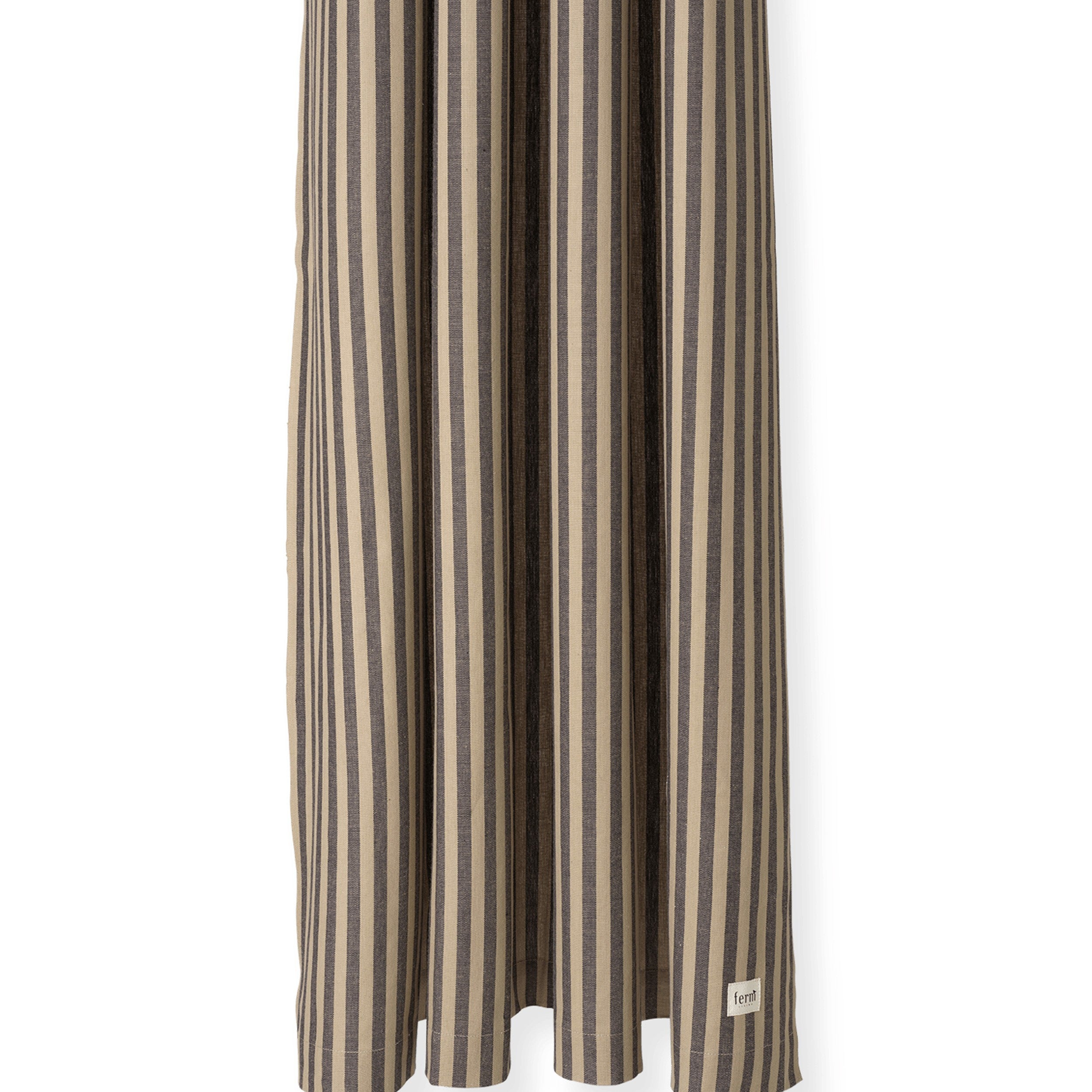 Accessoires salle de bains - Rideau de douche | Chambray | Sand / Black - Ferm Living