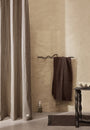 Accessoires salle de bains - Rideau de douche | Chambray | Sand / Black - Ferm Living