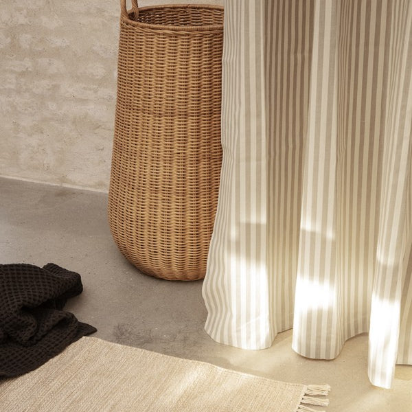 Accessoires salle de bains - Rideau de douche | Chambray | Sand / Off-White - Ferm Living