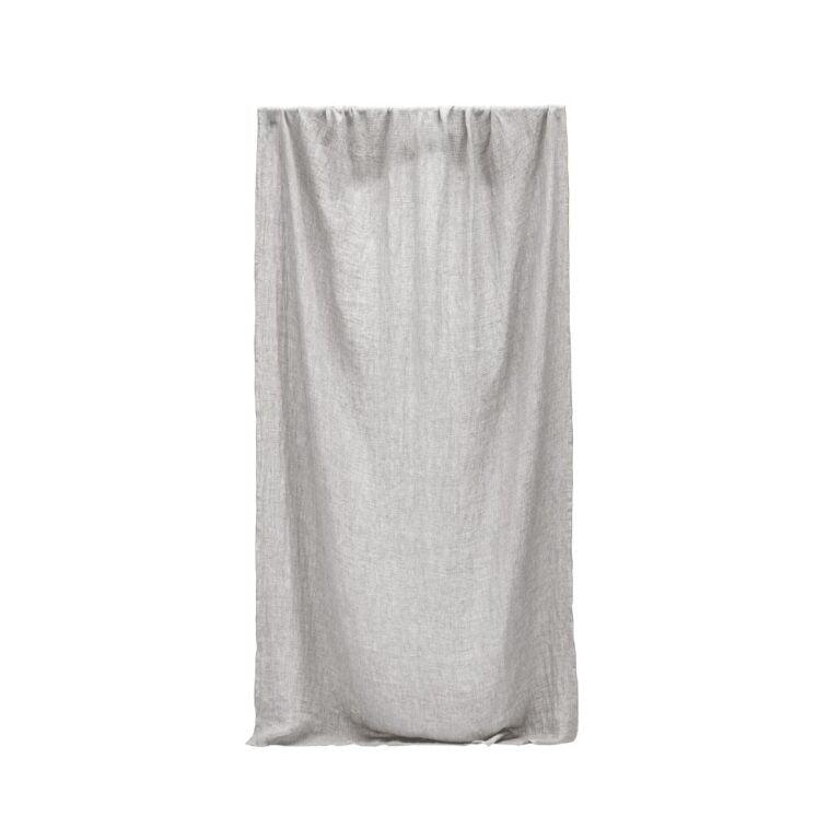 Accessoires salle de bains - Rideau en lin changeant | POLAR3 | Graphite - Bedandphilosophy