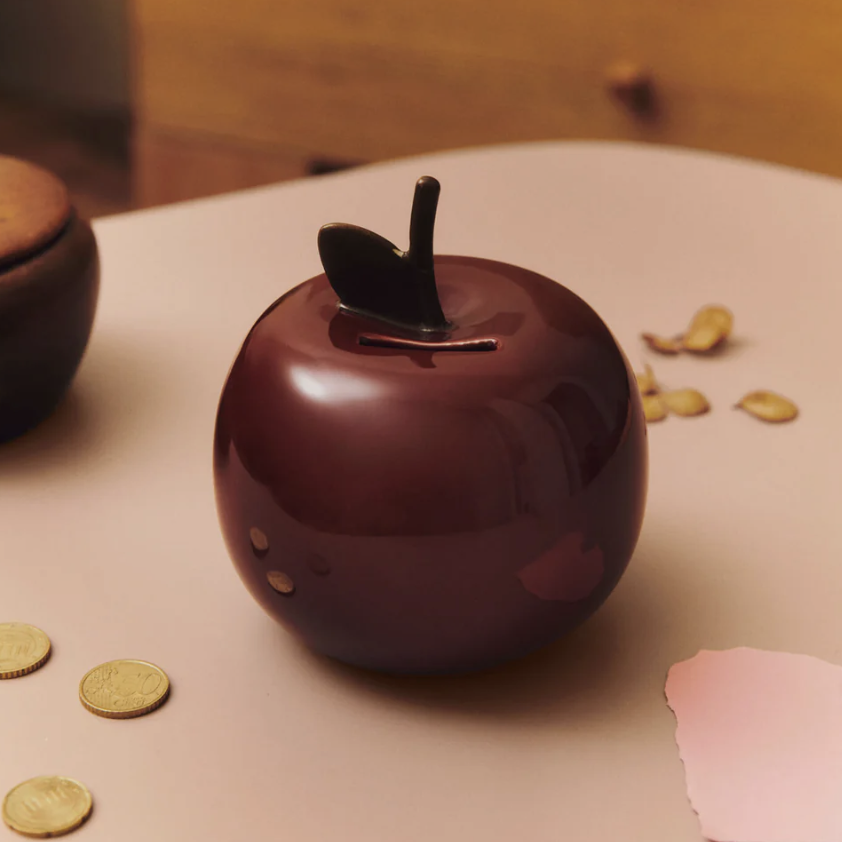 Accueil - Tirelire Pomme | Deep Red | Ferm Living