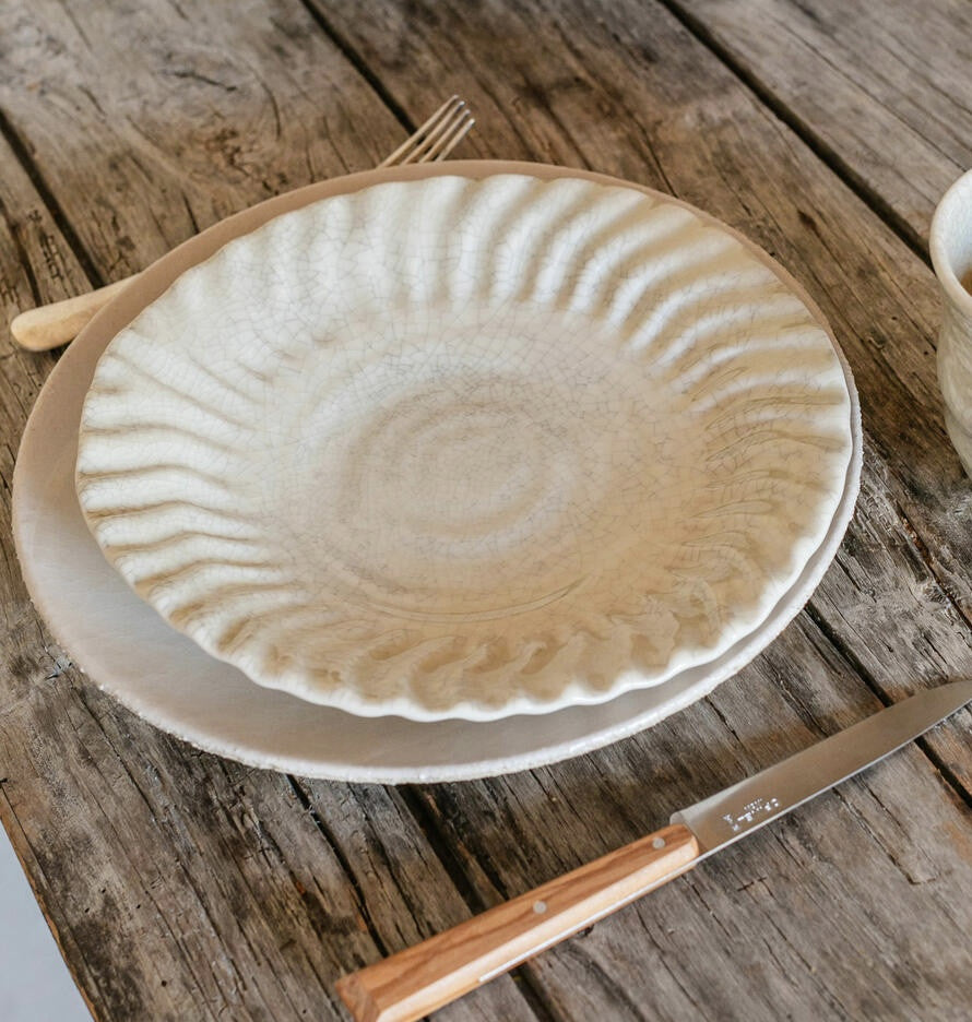 Accueil - Assiette creuse L | Dashi Quartz Craquelé - Jars