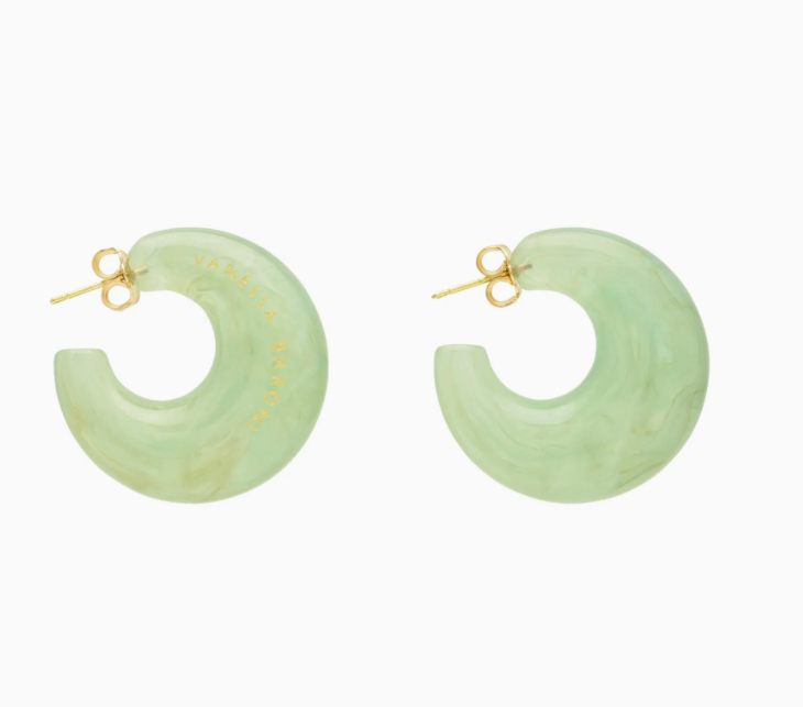 Accueil - Boucle d'oreille | Lune | Jade | Vanessa Baroni