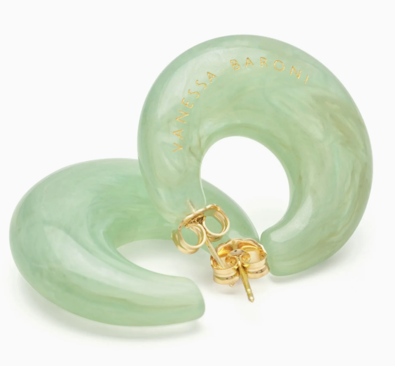 Accueil - Boucle d'oreille | Lune | Jade | Vanessa Baroni