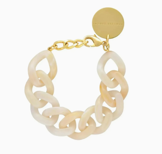 Accueil - Bracelet | Flat Chain | Pearl Marble | Vanessa Baroni