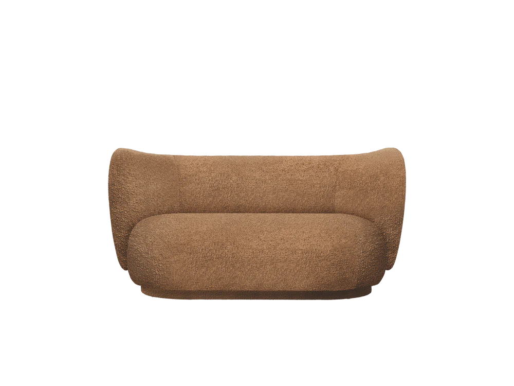 Accueil - Canapé | Rico Sofa 2-seater | Raw Bouclé - Ferm Living
