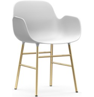 Accueil - Produit d'exposition | Chaise | Form Armchair Brass - Normann Copenhagen