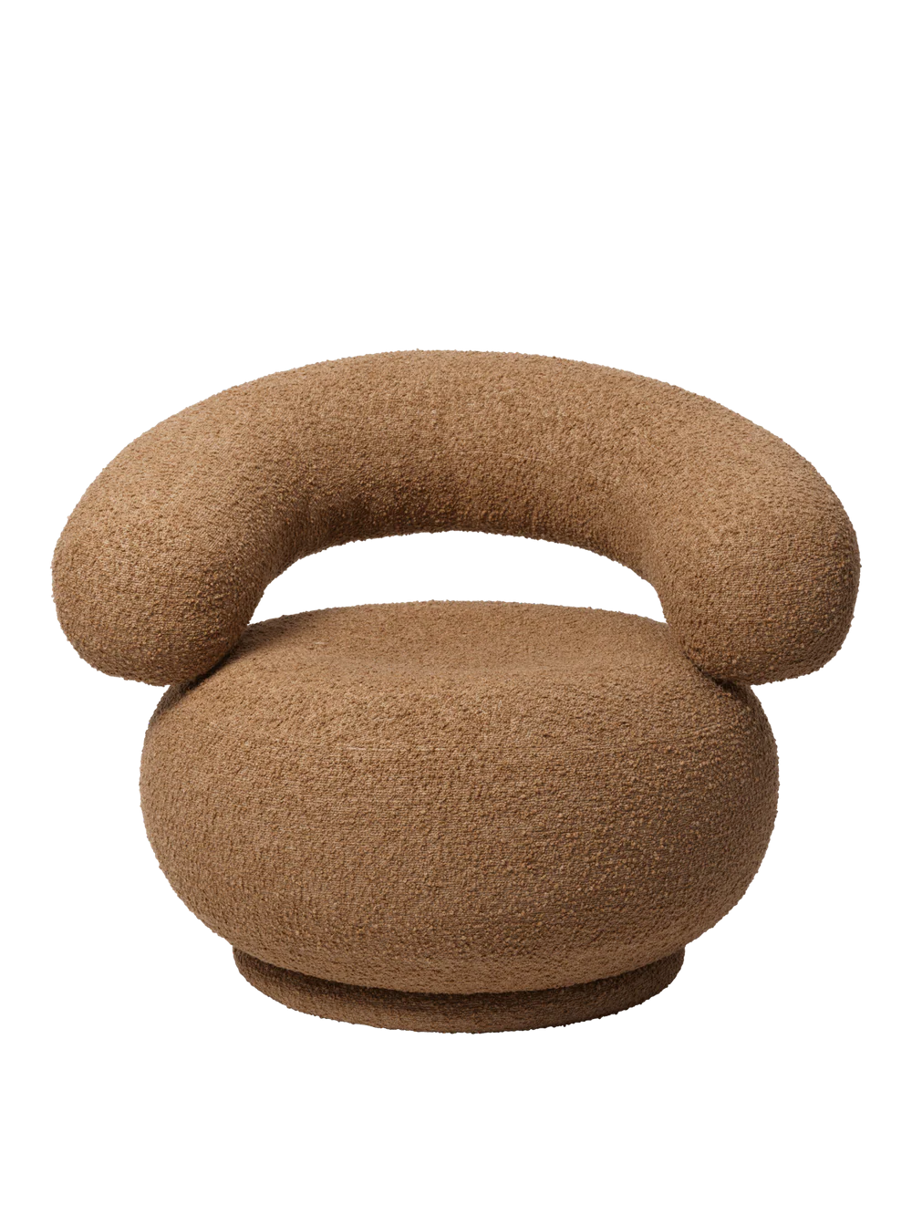 Accueil - Chaise longue | Orbo Lounge Chair | Raw Bouclé - Ferm Living