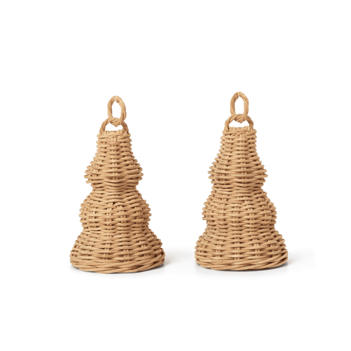 Accueil - Boules en forme de cloche| Braided bell baubles | Set de 2 | Ferm Living