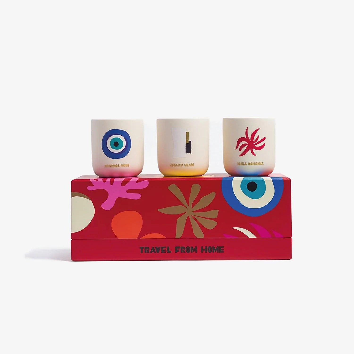 Accueil - Coffret de mini bougies parfumées | Travel From Home - Assouline