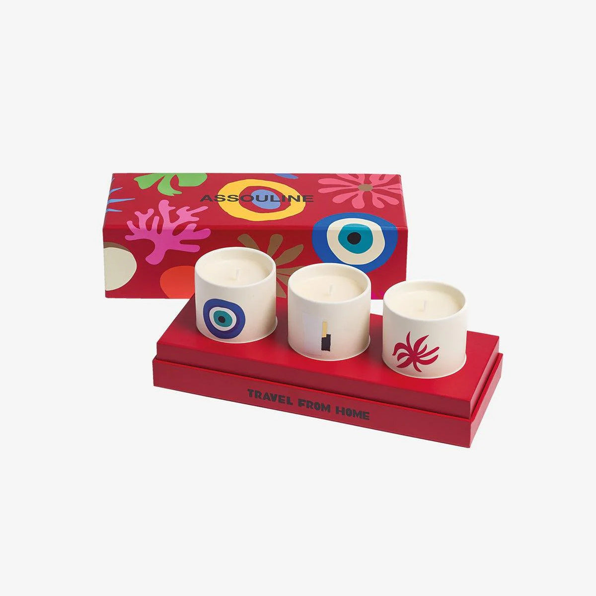 Accueil - Coffret de mini bougies parfumées | Travel From Home - Assouline